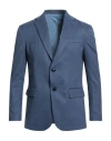 Liu •jo Man Man Blazer Blue Size 36 Polyester, Viscose, Elastane In Blue