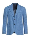 Liu •jo Man Man Blazer Blue Size 40 Polyester, Cotton