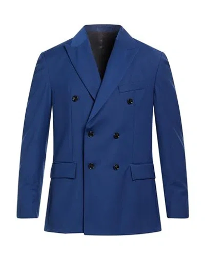 Liu •jo Man Man Blazer Blue Size 40 Wool, Elastane