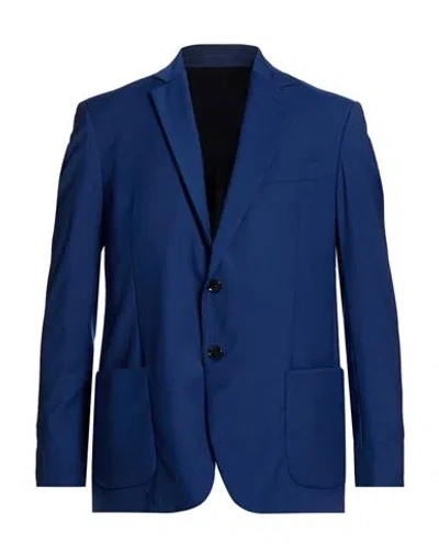 Liu •jo Man Man Blazer Blue Size 42 Polyester, Wool, Elastane