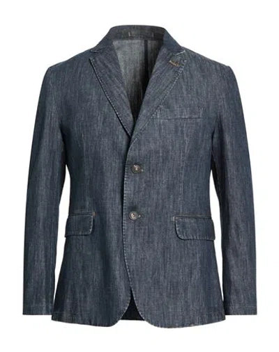 Liu •jo Man Man Blazer Blue Size 44 Cotton