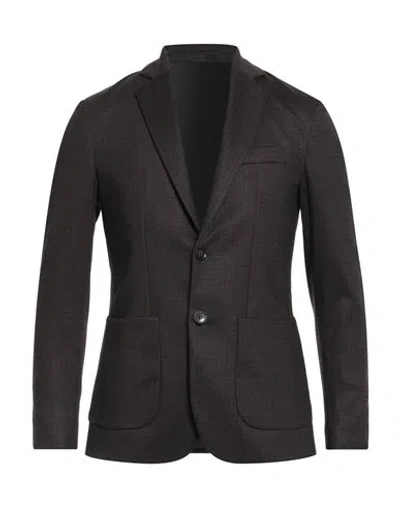 Liu •jo Man Man Blazer Brown Size 34 Polyester, Elastane