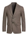Liu •jo Man Man Blazer Brown Size 36 Polyester, Viscose, Elastane In Brown