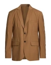 Liu •jo Man Man Blazer Camel Size 36 Polyester, Viscose, Elastane In Brown
