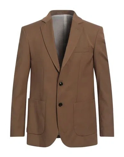Liu •jo Man Man Blazer Camel Size 40 Polyester, Viscose, Elastane