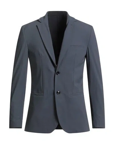 Liu •jo Man Man Blazer Charcoal Size 36 Polyamide, Elastane In Gray