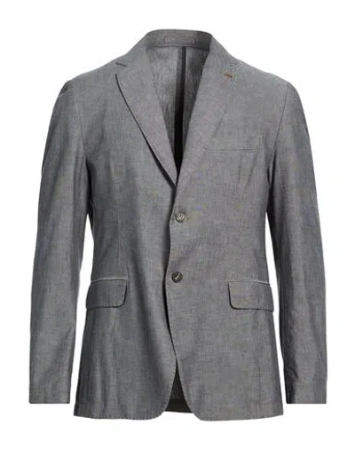 Liu •jo Man Man Blazer Grey Size 40 Cotton In Gray