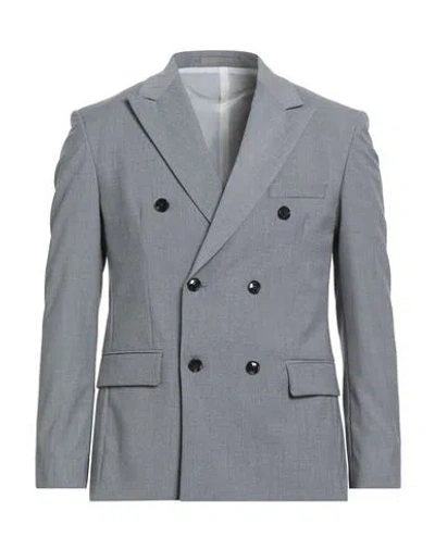 Liu •jo Man Man Blazer Grey Size 40 Polyester, Viscose, Elastane