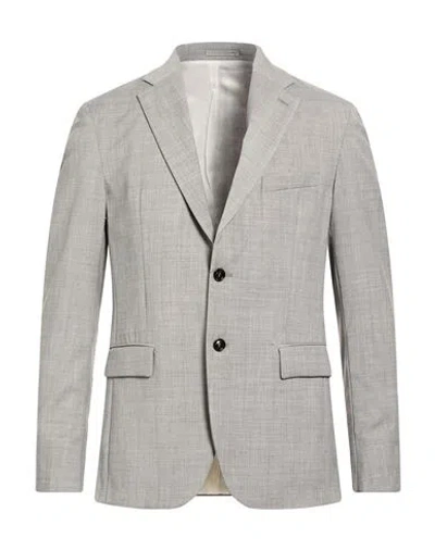 Liu •jo Man Man Blazer Grey Size 40 Wool, Elastane In Gray