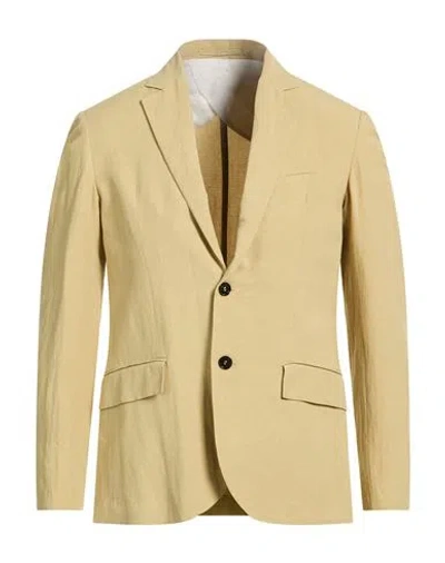 Liu •jo Man Man Blazer Khaki Size 46 Viscose, Linen In Nude