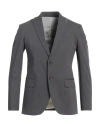 Liu •jo Man Man Blazer Lead Size 36 Cotton, Polyester, Elastane In Grey