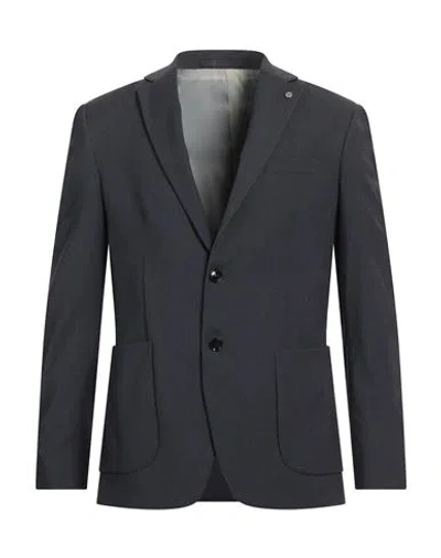 Liu •jo Man Man Blazer Lead Size 40 Polyester, Viscose, Elastane In Grey