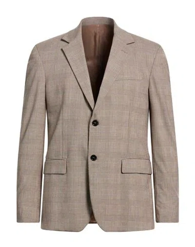 Liu •jo Man Man Blazer Light Brown Size 40 Polyester, Viscose, Elastane