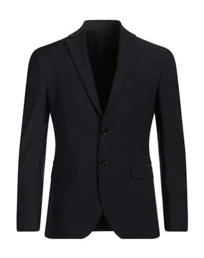 Liu •jo Man Man Blazer Midnight Blue Size 36 Polyester, Virgin Wool, Elastane
