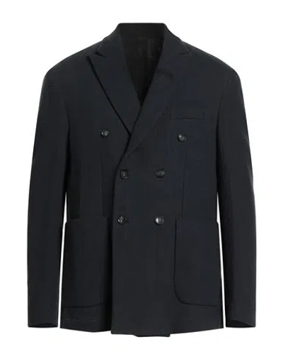 Liu •jo Man Man Blazer Midnight Blue Size 40 Cotton