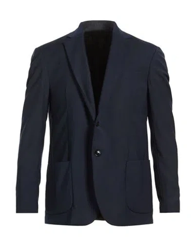 Liu •jo Man Man Blazer Midnight Blue Size 42 Polyester, Wool, Elastane