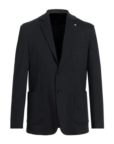 Liu •jo Man Man Suit Jacket Midnight Blue Size 38 Polyester, Viscose, Elastane