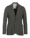 Liu •jo Man Man Blazer Military Green Size 44 Polyester, Viscose, Elastane In Green