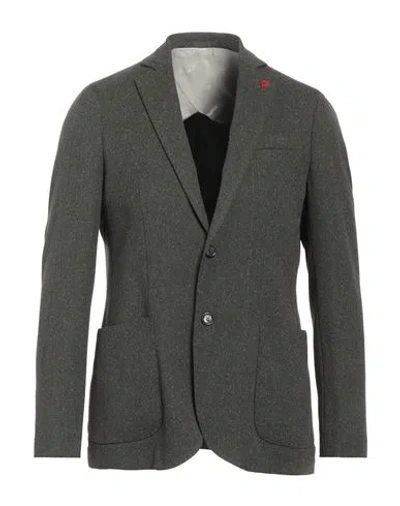 Liu •jo Man Man Blazer Military Green Size 44 Polyester, Viscose, Elastane