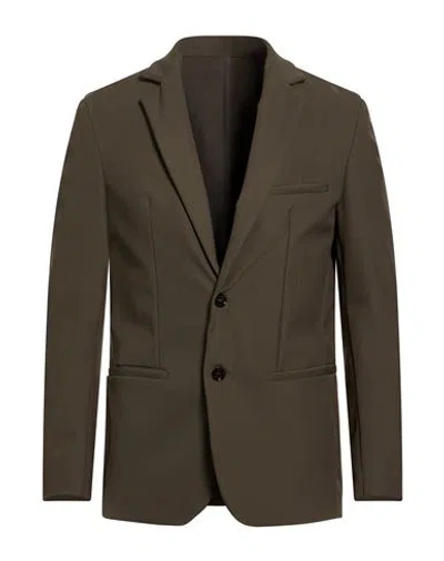 Liu •jo Man Man Blazer Military Green Size 46 Polyamide, Elastane