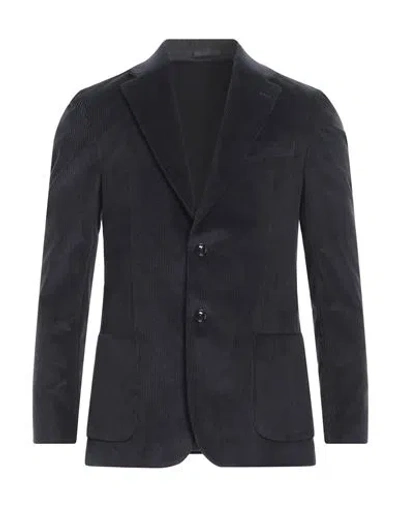 Liu •jo Man Man Blazer Navy Blue Size 36 Cotton, Elastane
