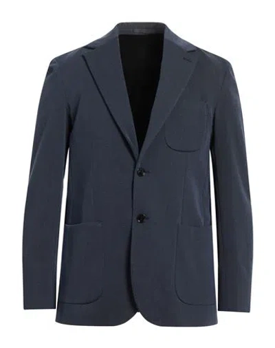 Liu •jo Man Man Blazer Navy Size 40 Polyester, Virgin Wool, Cotton