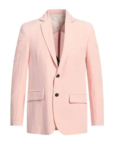 Liu •jo Man Man Blazer Salmon Pink Size 38 Viscose, Linen