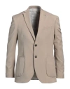 Liu •jo Man Man Blazer Sand Size 40 Polyester, Viscose, Elastane In Beige