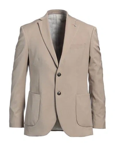 Liu •jo Man Man Blazer Sand Size 40 Polyester, Viscose, Elastane In Beige