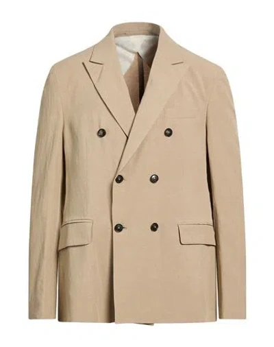 Liu •jo Man Man Blazer Sand Size 40 Viscose, Linen In Neutral