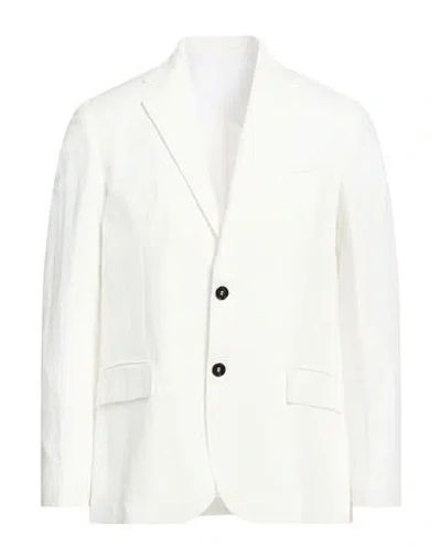 Liu •jo Man Man Blazer White Size 38 Viscose, Linen