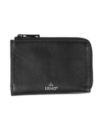 Liu •jo Man Man Cardholder Black Size - Leather