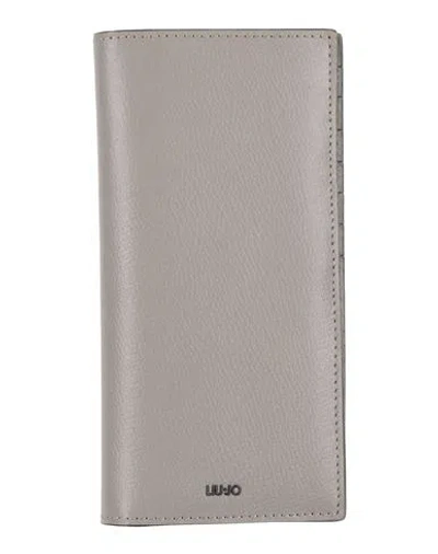 Liu •jo Man Man Cardholder Grey Size - Leather
