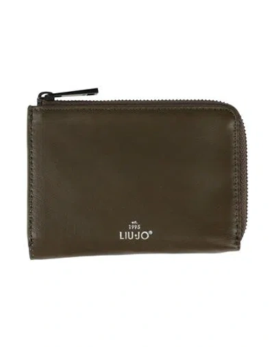 Liu •jo Man Man Cardholder Military Green Size - Leather
