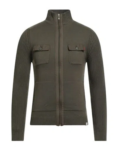 Liu •jo Man Man Cardigan Military Green Size S Cotton