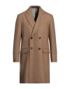 Liu •jo Man Man Coat Camel Size 38 Virgin Wool, Polyamide, Cashmere In Beige