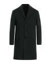 Liu •jo Man Man Coat Dark Green Size 40 Virgin Wool, Polyamide