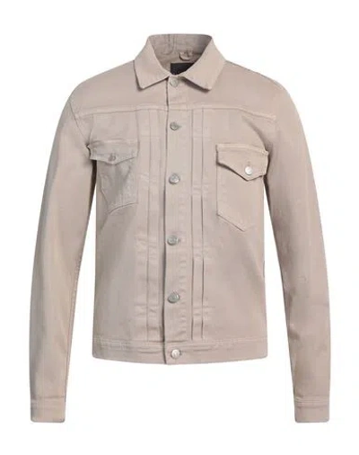 Liu •jo Man Man Denim Outerwear Sand Size Xl Cotton, Elastane In Beige