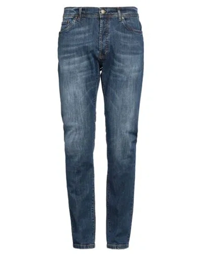 Liu •jo Man Man Jeans Blue Size 34 Cotton, Elastane