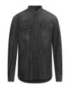 Liu •jo Man Man Denim Shirt Black Size L Cotton In Black