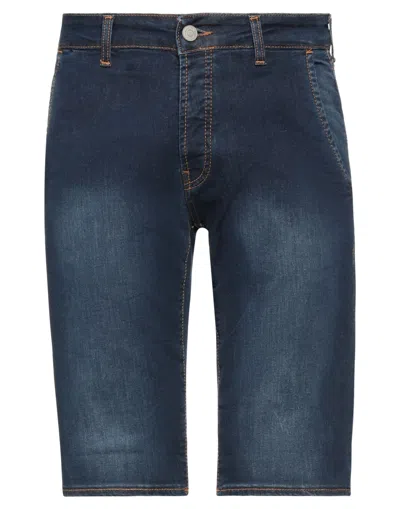 Liu •jo Man Denim Shorts In Blue
