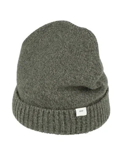 Liu •jo Man Man Hat Military Green Size Onesize Wool, Polyamide