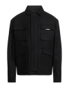 Liu •jo Man Man Jacket Black Size 3xl Virgin Wool, Polyamide, Cashmere In Black