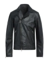 Liu •jo Man Man Jacket Black Size M Leather In Black