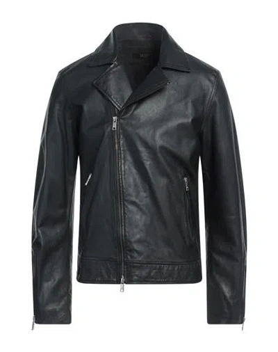 Liu •jo Man Man Jacket Black Size M Leather