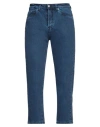 Liu •jo Man Man Jeans Azure Size 34 Cotton, Elastane In Blue