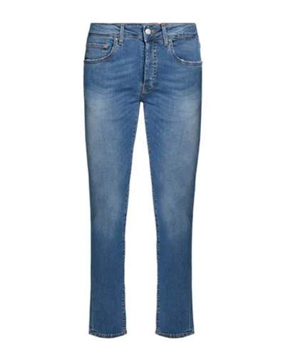 Liu •jo Man Man Jeans Blue Size 28 Cotton, Elastane