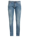 Liu •jo Man Man Jeans Blue Size 28 Cotton, Elastane In Blue