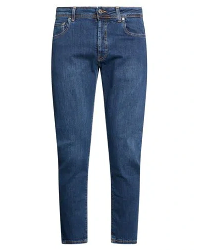 Liu •jo Man Man Jeans Blue Size 29 Cotton, Elastane