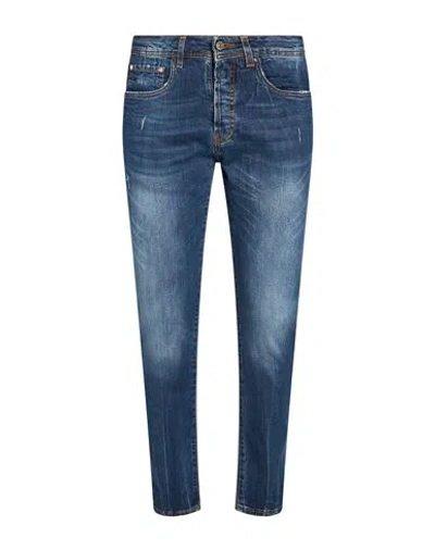 Liu •jo Man Man Jeans Blue Size 30 Cotton, Elastane